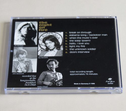 THE NIGHT ON FIRE CD Live in Frankfurt, Germany 1968
