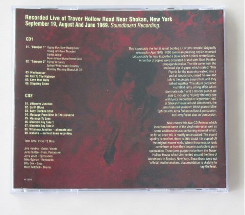 FLYER Live at Traver Hollow Road Shokan New York 1969 2 x CD Set