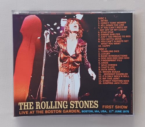 LIVE AT THE BOSTON GARDEN Boston, MA, USA 11th June 1975 First show 2 x CD