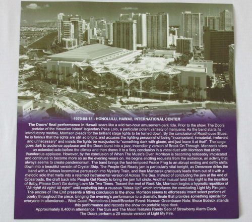 HONOLULU HAWAII, International Center USA, April 18th 1970 2 x CD + POSTER !!