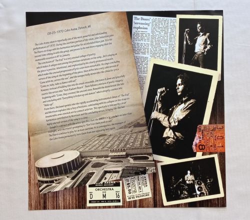 LIVE IN DETROIT May 8, 19701970 Cobo Arena 2 x CD + POSTER !!