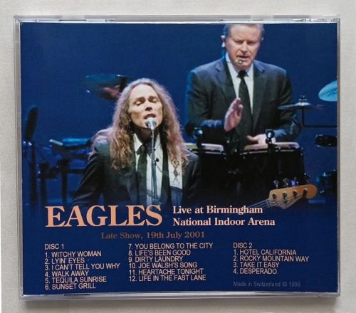 LIVE AT BIRMINGHAM NATIONAL INDOOR ARENA, UK 19th July 2001 Late Show 2 x CD