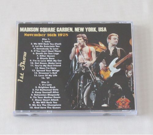 MADISON SQUARE GARDEN, Live 1st Show, New York, USA 1978, 2 x CD set, Day 1 of 2