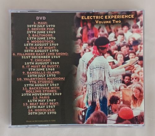 ELECTRIC EXPERIENCE: Many Rare Live Performances on DVD Volume 2