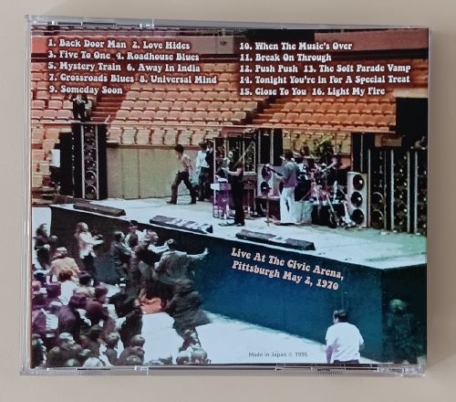 LIVE AT THE CIVIC ARENA, PITTSBURG, PA. May 2, 1970 CD