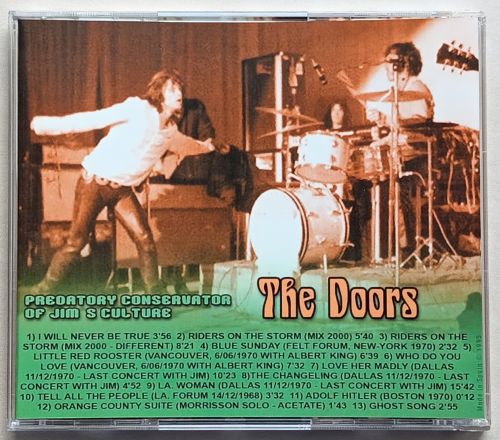 PREDATORY CONSERVATION OF JIM'S CULTURE CD