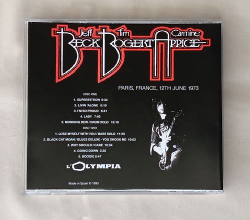L'OLYMPIA 1973 Paris France 12th June 2 x CD