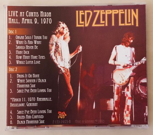 LIVE AT CURTIS HIXON HALL, APRIL 9, 1970 2 x CD
