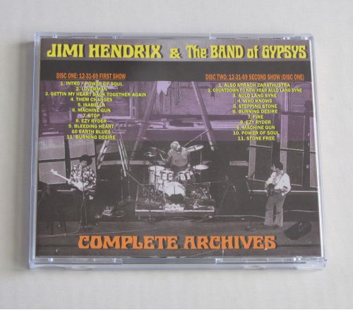 COMPLETE ARCHIVES with The Band Of Gypsys 1969 - 1970 6 x CD Set