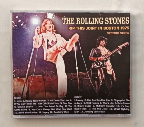 RIP THIS JOINT IN BOSTON USA 12TH JUNE 1975 Massachusetts Second show 2 x CD