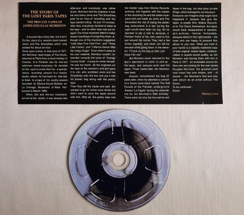 THE LOST PARIS TAPES CD + POSTER !!