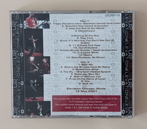 OUT OF CONTROL IN CHICAGO, EVALUATION CHICAGO, ILINOIS, 15 May 2001 2x CD