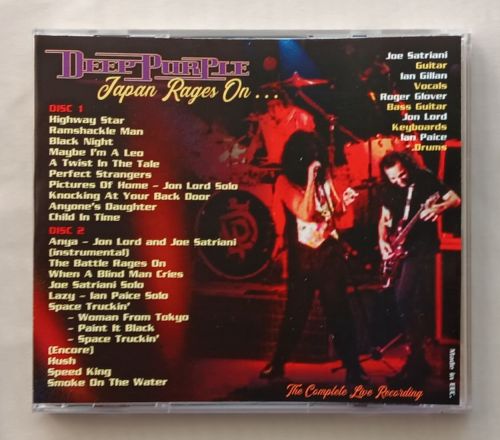 JAPAN RAGES ON  LIVE AT OSAKA, JAPAN 1993, 2 x CD