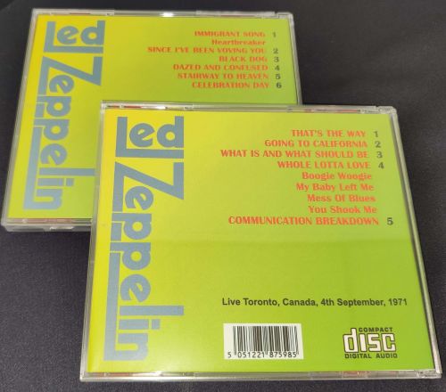 IN A DAZE - LIVE IN TORONTO, Canada Sept. 4,1971, 2 x CD Set
