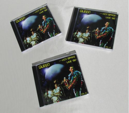 HOT SPACE 1982 Live at the L.A. Forum, The National Bowl Milton Keynes 3 x CD set