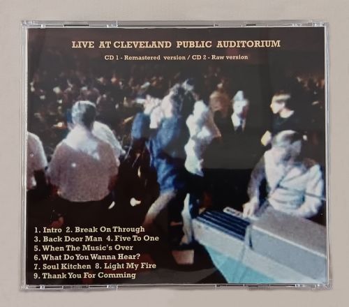 LIVE AT CLEVELAND PUBLIC AUDITORIUM, OHIO, August 3rd 1968, 2 x CD + POSTER  !!
