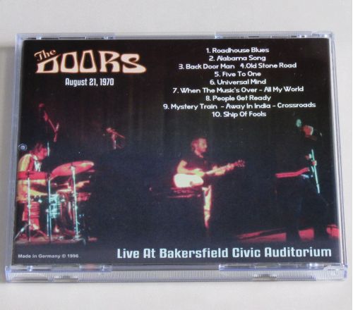 LIVE AT BAKERSFIELD CIVIC AUDITORIUM, August 21, 1970 CD