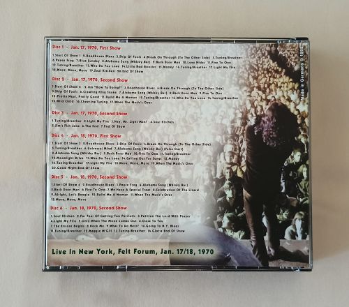 LIVE IN NEW YORK FELT FORUM, Madison Square Garden Jan. 17- 18th, 1970  6 x CD Set + POSTER !!