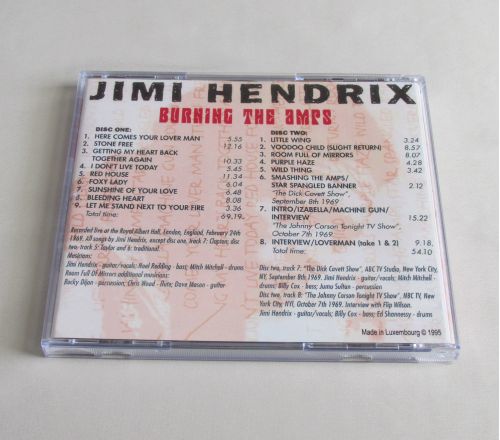 BURNING THE AMPS Live At The Royal Albert Hall, London, England, February 24th 1969 CD