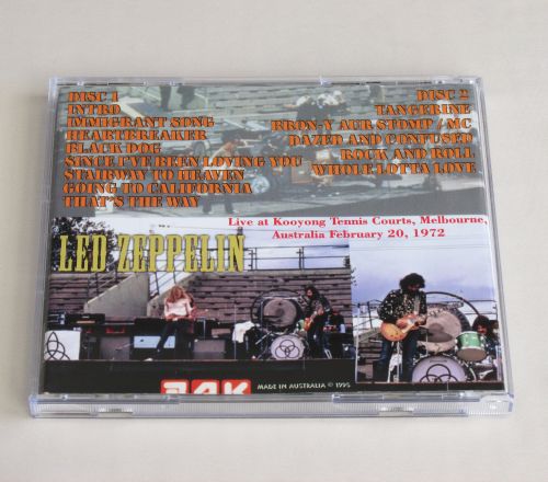 LIVE AT KOOYONG TENNIS COURTS, Melbourne, Australia 1972, 2 x CD Set