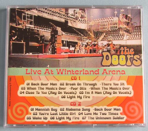 LIVE AT WINTERLAND ARENA, San Francisco, Dec. 1967 2 x CD