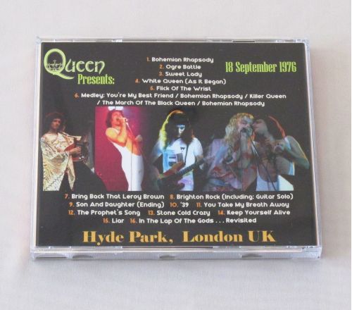 HYDE PARK London, UK 1976 CD + POSTER  !!