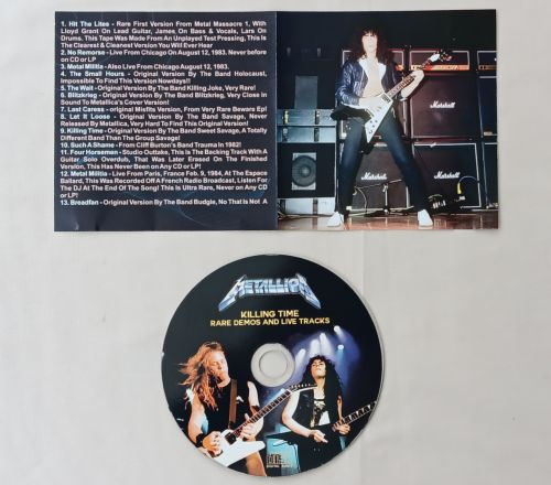 KILLING TIME Rare Demos & Live Tracks 82 - 84 with Cliff Burton CD