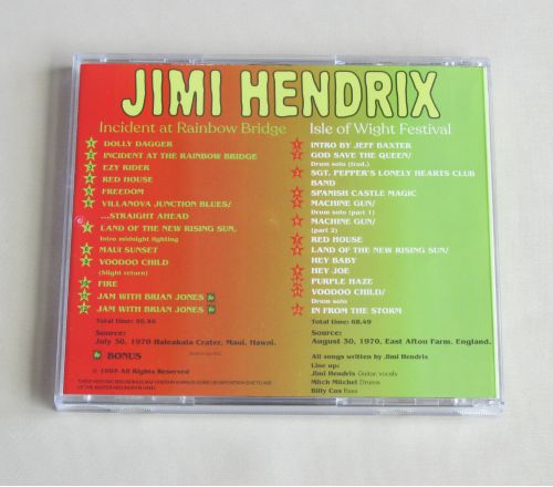 LIVE AT THE ISLE WIGHT FESTIVAL & INCIDENT AT RAINBOW BRIDGE 1970 2 x CD Set