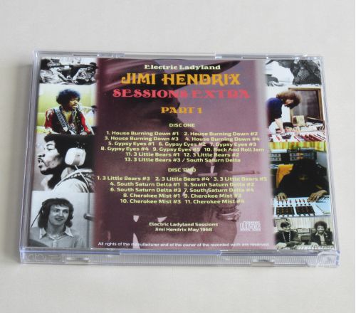 ELECTRIC LADYLAND SESSIONS EXTRA 1968, Studio Outtakes 4 x CD Set