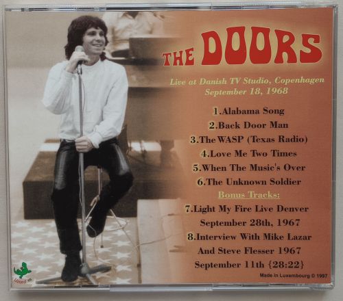LIVE AT DANISH TV STUDIO COPENHAGEN, September 18, 1968 CD + Bonus Tracks 1967 + POSTER !!
