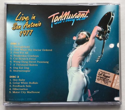 LIVE IN SAN ANTONIO 1977, USA, Freeman Coliseum, Texas 2 x CD