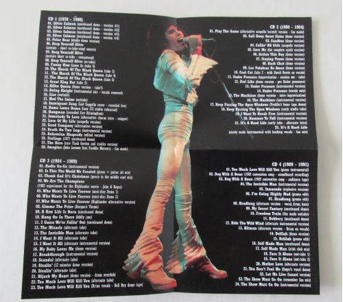 97 RARE TRACKS DEMOS OUTTAKES SESSIONS 4 x CD set + original Poster 1970 - 1991
