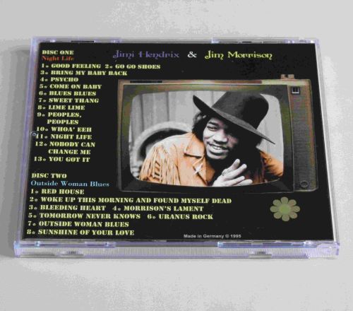 NOBODY CAN CHANGE ME with Jim Morrison, New York 1968 2 x CD