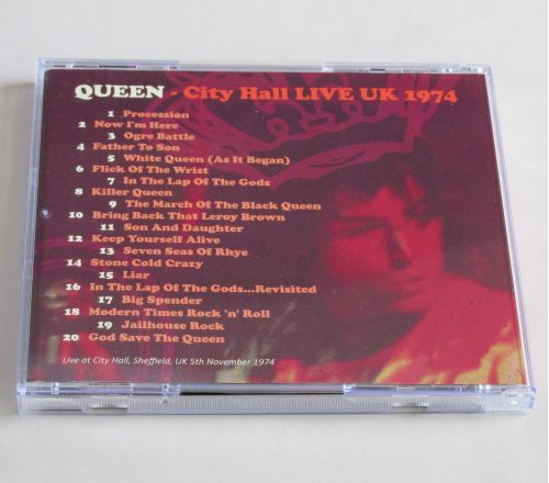 LIVE AT CITY HALL, UK Sheffield 1974 CD