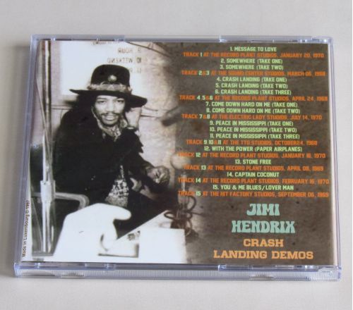 CRASH LANDING DEMOS 1968 - 1970 CD Sound Center Studios - TTG Studios Hit Factory Studios - Record Planet Studios - Electric Lady Stuidos