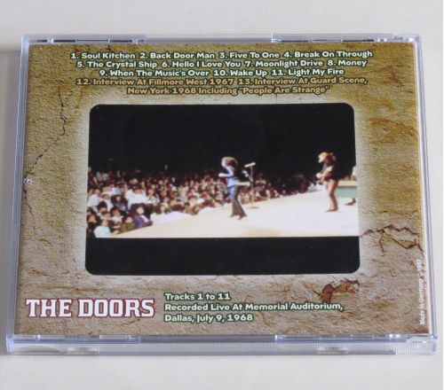 LIVE AT DALLAS ​​​​​​​MEMORIAL AUDITORIUM  July 9th 1968, CD