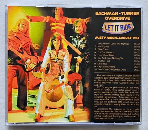 LET IT RIDE, Misty Moon, Canada August 1984 CD