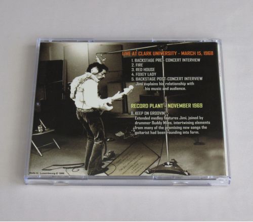 LIVE AT CLARK UNIVERSITY 1968 CD + Bonus Record Plant 1969