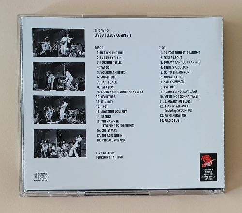 LIVE AT LEEDS, UK - COMPLETE, February 14, 1970 2x CD