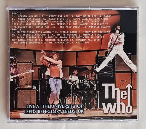 LIVE AT THE UNIVERSITY OF LEEDS REFECTORY, LEEDS, UK, February 14 1970, 2 x CD