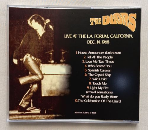 LIVE AT THE L.A. FORUM Inglewood, California, Dec. 14, 1968 CD