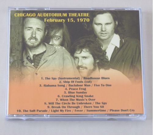CHICAGO AUDITORIUM THEATRE  Feb.15,1970 CD Rare Live Rec.+ POSTER !!