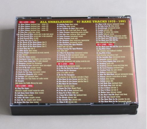 97 RARE TRACKS DEMOS OUTTAKES SESSIONS 4 x CD set + original Poster 1970 - 1991