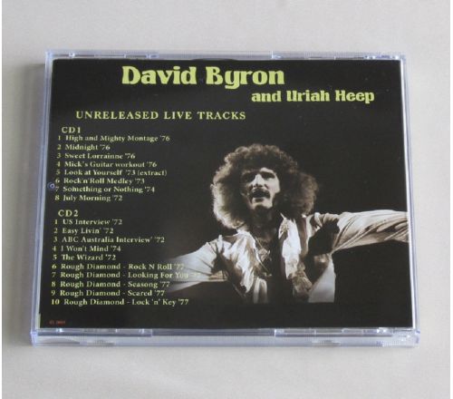 UNRELEASED LIVE TRACKS 1972 - 1977 with DAVID BYRON 2 x CD Set