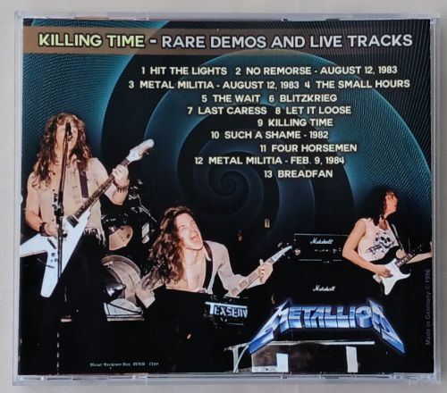 KILLING TIME Rare Demos & Live Tracks 82 - 84 with Cliff Burton CD