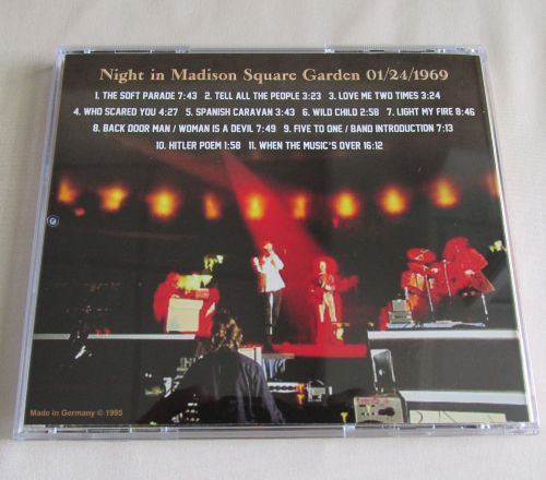 NIGHT IN MADISON SQUARE GARDEN, New York, Jan 24 ,1969, CD + vertical double-sided POSTER !!