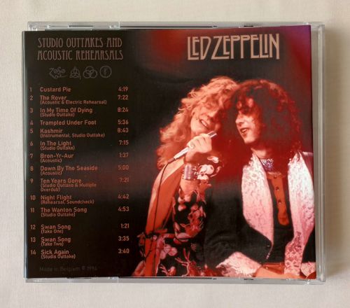 STUDIO OUTTAKES and ACOUSTIC REHEARSALS CD