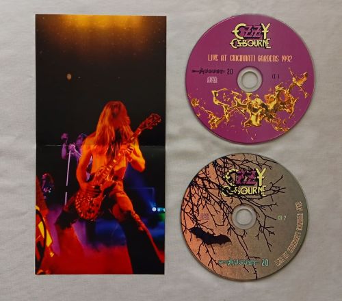 OZZY OSBOURNE - LIVE AT CINCINNATI GARDENS 1992, Cincinnati, Ohio, USA, 2 x CD, No More Tours Tour