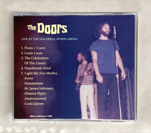 LIVE AT THE SAN DIEGO SPOTS ARENA  April 22rd 1970 Version 1-2 2 x CD