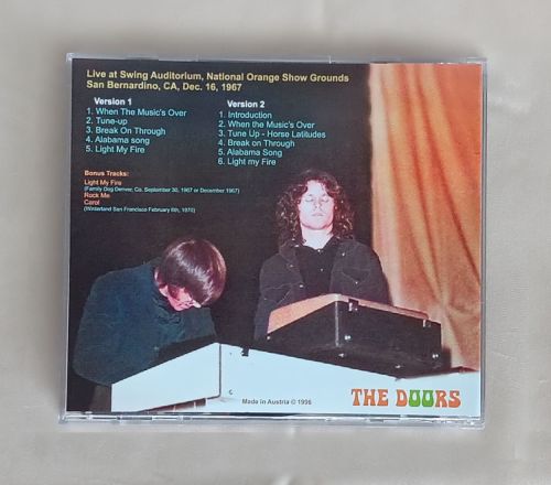 LIVE AT SWING AUDITORIUM San Bernardino CA. Dec.16 1967 Version 1+2, 2x CD